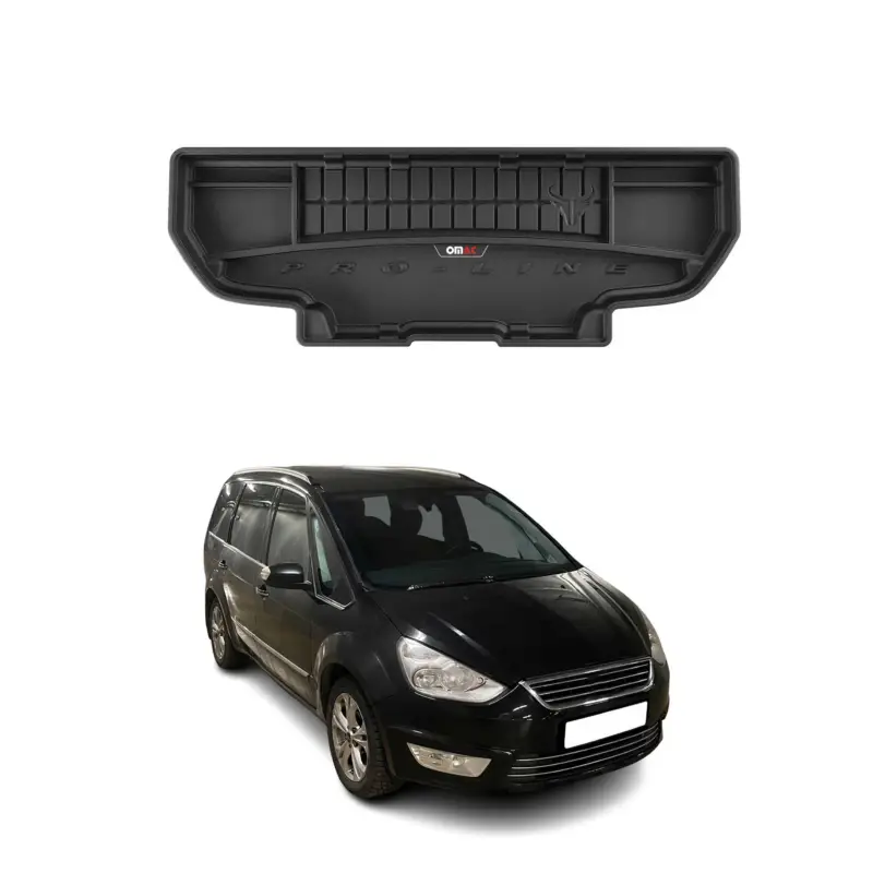 Neue Kollektion OMAC Gummi Kofferraumwanne für Ford Galaxy 2006-2015 TPE Laderaumwanne Schwarz