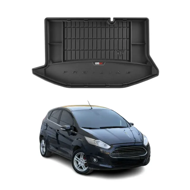 OMAC Gummi Kofferraumwanne für Ford Fiesta MK 2008-2017 mit seitlicher Ablage Billig