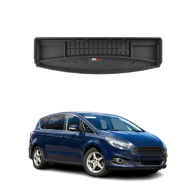 OMAC Gummi Kofferraumwanne für Ford S-Max 2015-2024 7-sitz TPE Laderaumwanne Preisreduziert