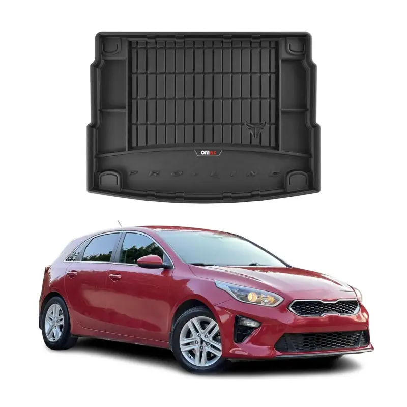 OMAC Gummi Kofferraumwanne für Kia Ceed 2019-2026 TPE Laderaumwanne Schwarz Rabatt