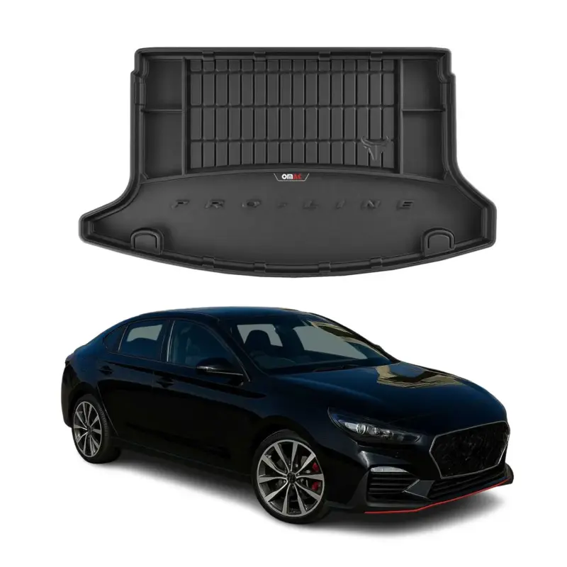 OMAC Gummi Kofferraumwanne für Hyundai i30 Nperformance 2017-2026 TPE Schwarz Direkt Vom Hersteller