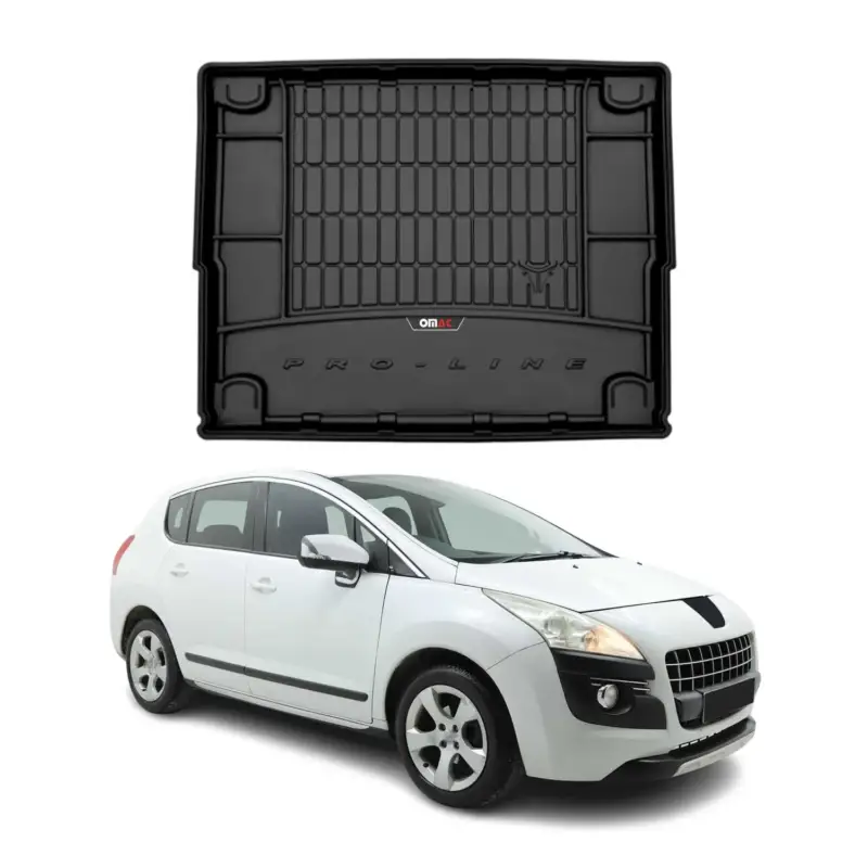 OMAC Gummi Kofferraumwanne für Peugeot 3008 2009-2016 TPE Laderaumwanne Schwarz Solange Der Vorrat Reicht
