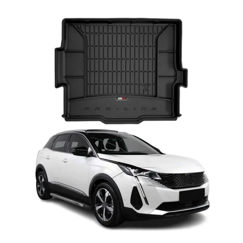 Sonderaktion OMAC Gummi Kofferraumwanne für Peugeot 3008 2016-2024 TPE Laderaumwanne Schwarz