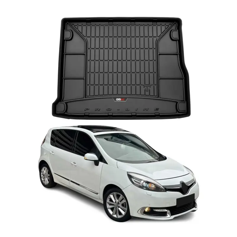 Zertifiziert OMAC Gummi Kofferraumwanne für Renault Scenic 2009-2016 TPE Laderaumwanne