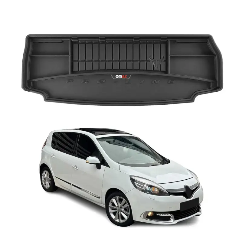 OMAC Gummi Kofferraumwanne für Renault Grand Scenic 2009-2016 TPE Laderaumwanne Online Kaufen