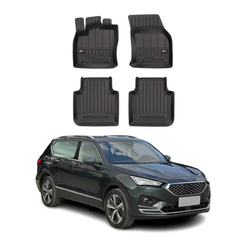 OMAC Gummi Fußmatten für Seat Tarraco 2018-2024 Premium TPE Automatten 4tlg Bestseller