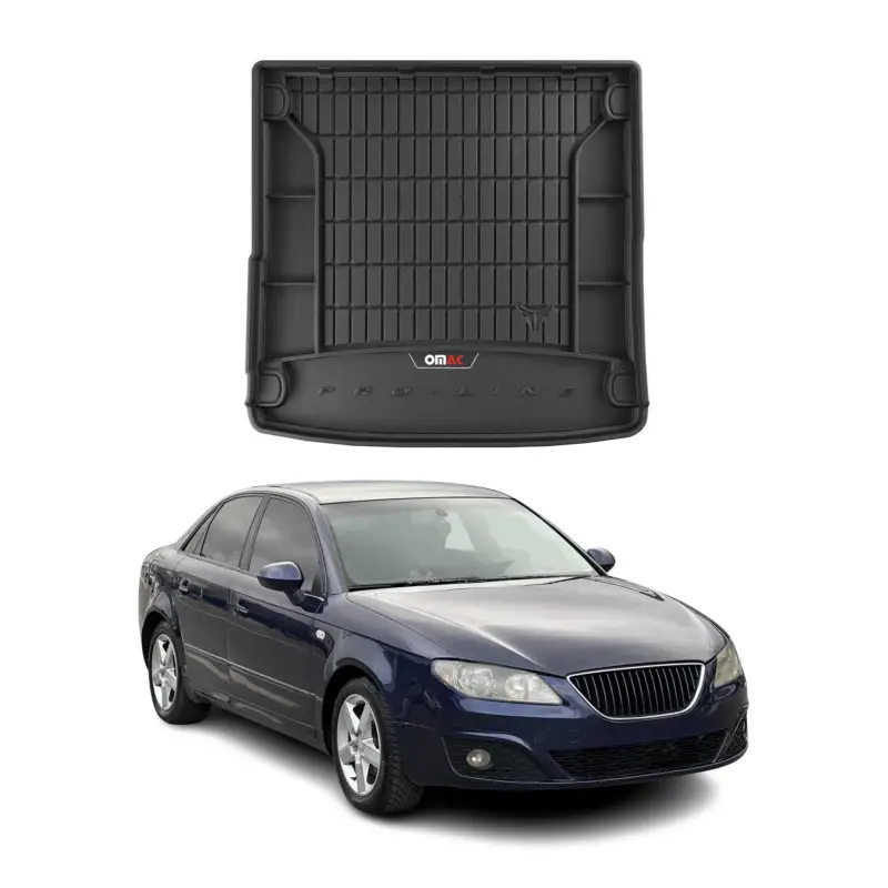 OMAC Gummi Kofferraumwanne für Seat Exeo ST 2008-2013 TPE Laderaumwanne Schwarz Neu