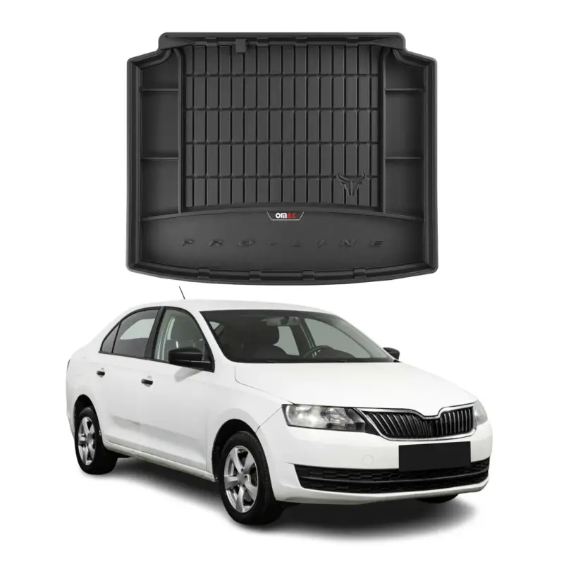 OMAC Gummi Kofferraumwanne für Skoda Rapid Spaceback 2013-2019 TPE Laderaumwanne Sale