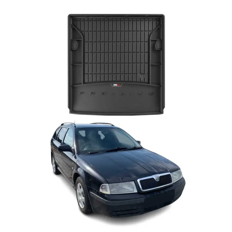 OMAC Gummi Kofferraumwanne für Skoda Octavia Kombi 1996-2010 TPE Laderaumwanne Highlight