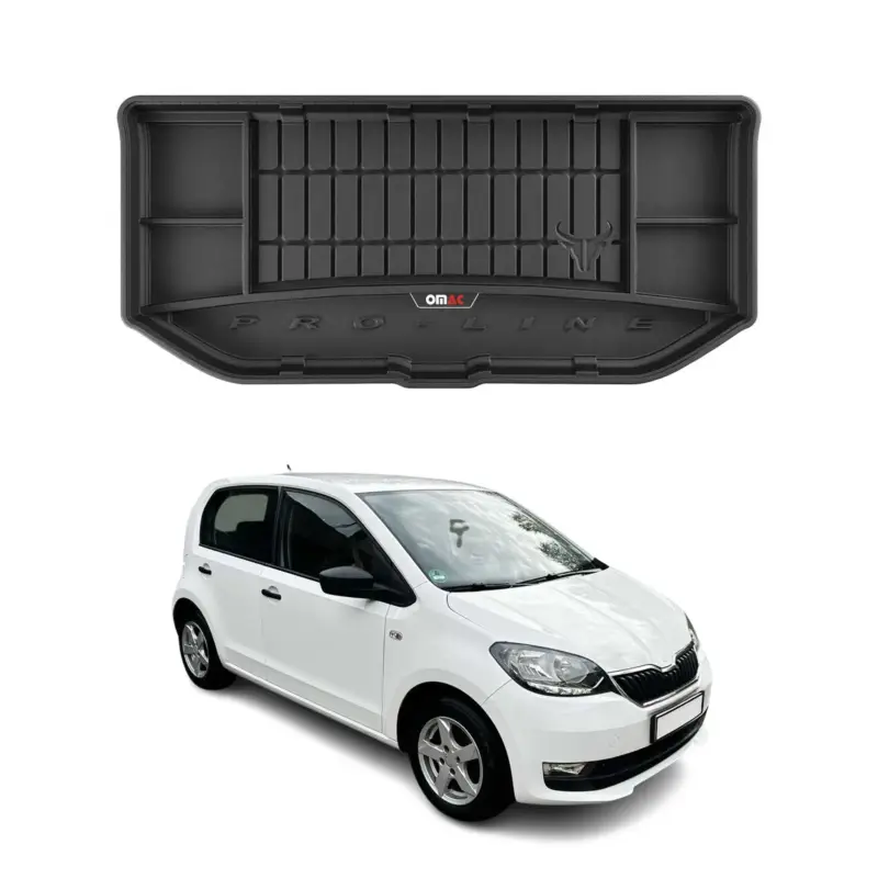 OMAC Gummi Kofferraumwanne für Skoda Citigo 2011-2019 Obere TPE Laderaumwanne Echt