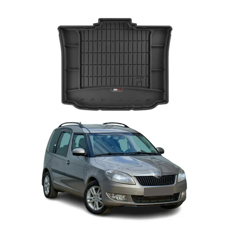 OMAC Gummi Kofferraumwanne für Skoda Roomster 2006-2015 TPE Laderaumwanne Markenware