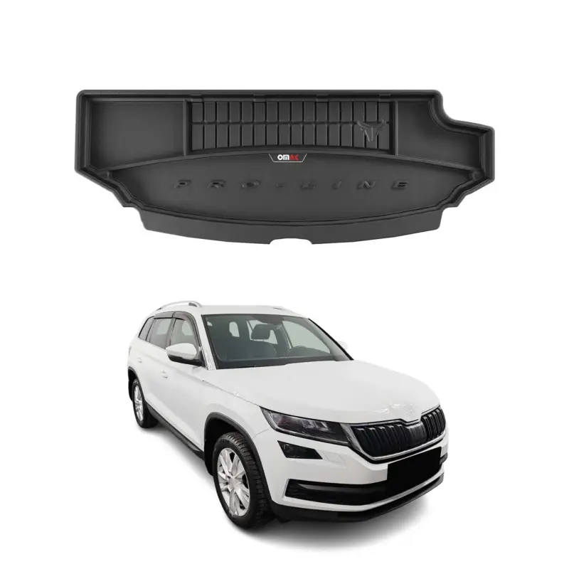 OMAC Gummi Kofferraumwanne für Skoda Kodiaq 2016-2024 mit seitlicher Ablage Billig