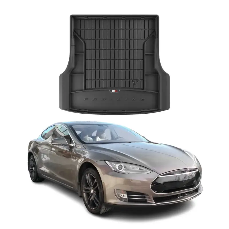 OMAC Gummi Kofferraumwanne für Tesla Model S 2013-2026 Obere TPE Laderaumwanne Neu Im Sortiment