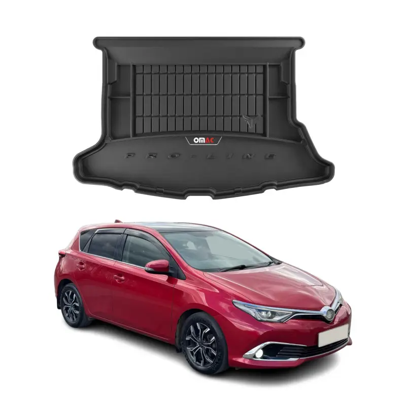 OMAC Gummi Kofferraumwanne für Toyota Auris 2012-2018 TPE Laderaumwanne Schwarz Wochenendangebot