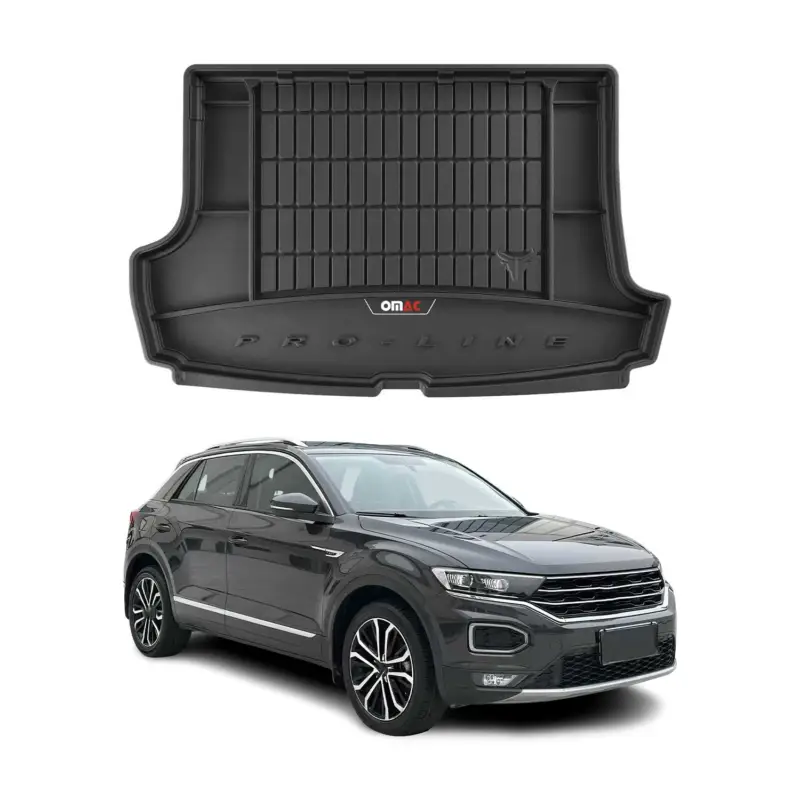 Direkt Vom Hersteller OMAC Gummi Kofferraumwanne für VW T-Roc 2017-2022 TPE Laderaumwanne Schwarz