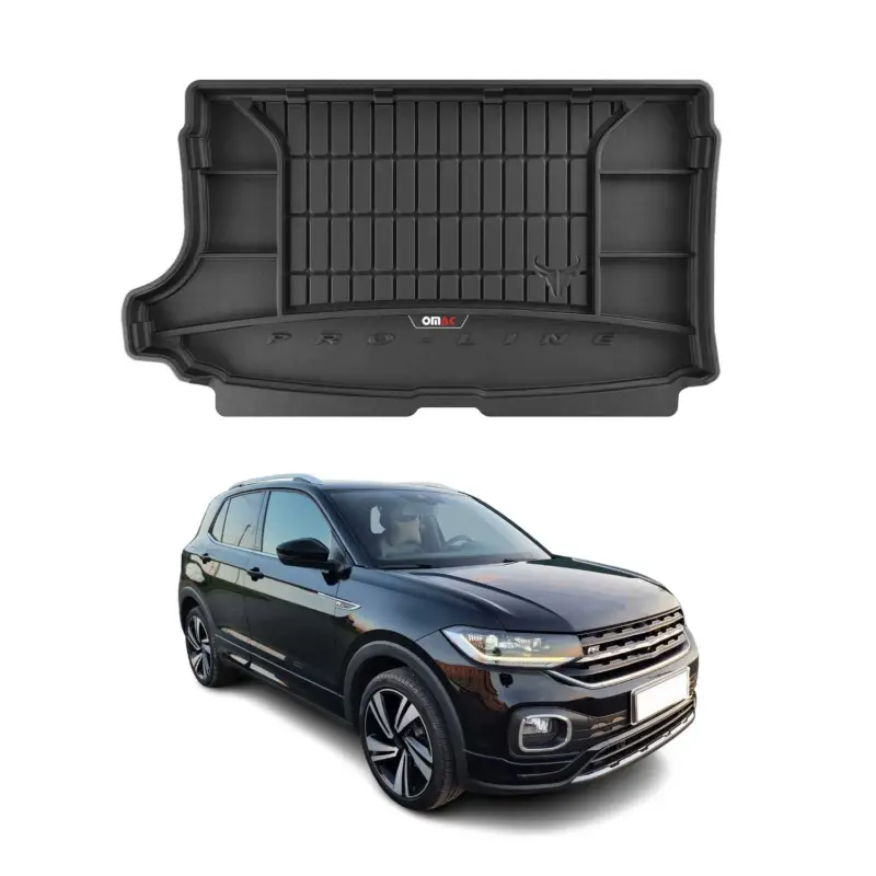 OMAC Gummi Kofferraumwanne für VW T-Cross 2019-2026 TPE Laderaumwanne Schwarz Sofort Bestellen