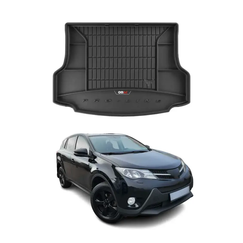 Jetzt Bestellen OMAC Gummi Kofferraumwanne für Toyota RAV4 2013-2018 TPE Laderaumwanne Schwarz