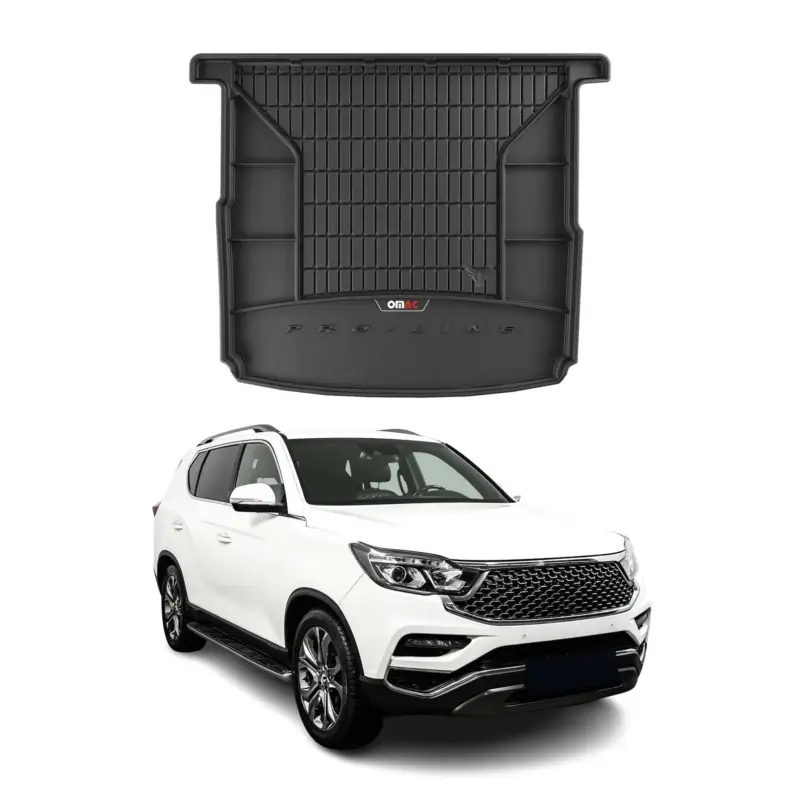 Sonderangebot OMAC Gummi Kofferraumwanne für Ssangyong Rexton W 2013-2017 TPE Laderaumwanne