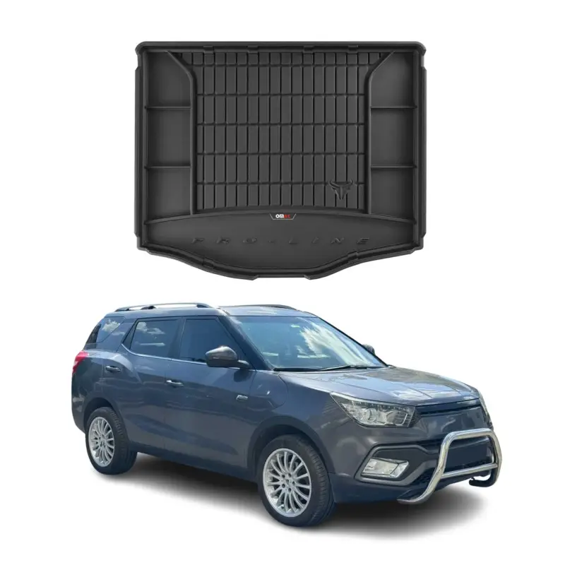 OMAC Gummi Kofferraumwanne für Ssangyong XLV 2016-2021 TPE Laderaumwanne Schwarz Bestseller