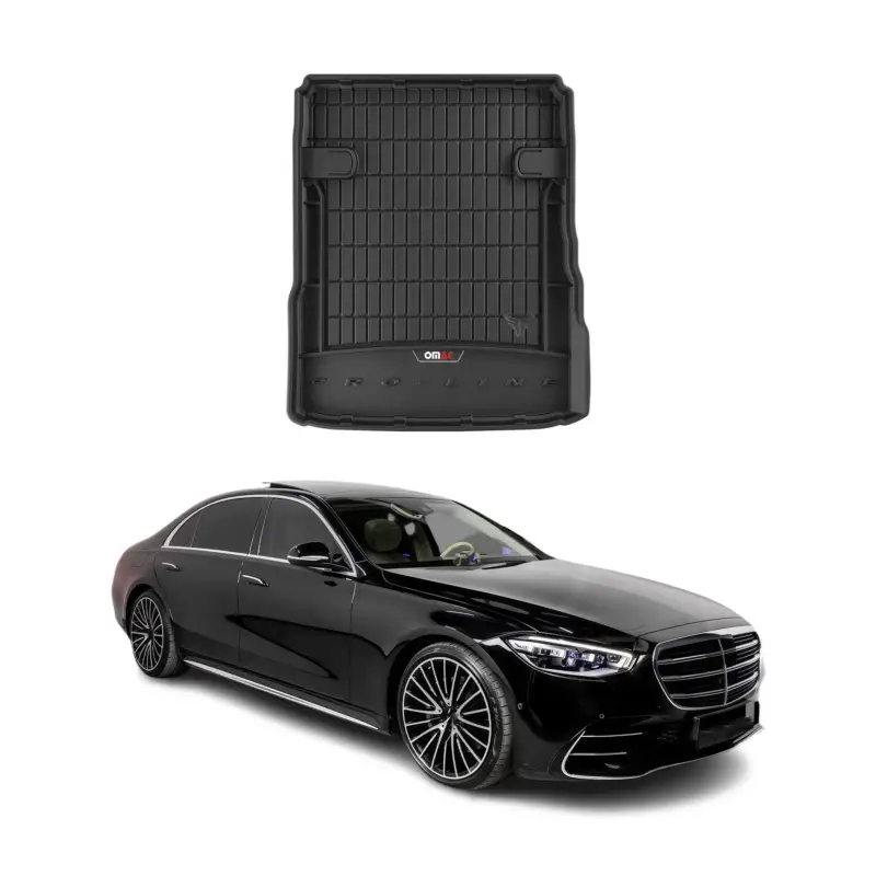 OMAC Gummi Kofferraumwanne für Mercedes S Klasse V223 2021-2026 TPE Schwarz Billig
