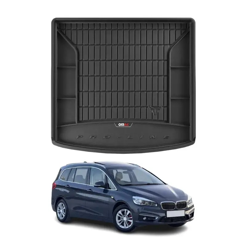 Neue Ware OMAC Gummi Kofferraumwanne für BMW 2 Gran Tourer F46 2014-2024 TPE Schwarz