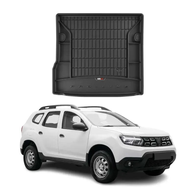 OMAC Gummi Kofferraumwanne für Dacia Duster 2017-2024 TPE Laderaumwanne Schwarz Top-Preis