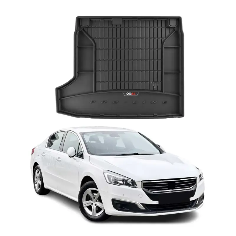 Neue Kollektion OMAC Gummi Kofferraumwanne für Peugeot 508 SD 2010-2018 TPE Laderaumwanne