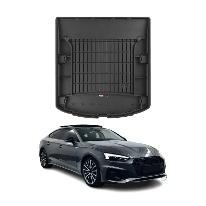 Versand Am Gleichen Tag OMAC Gummi Kofferraumwanne für Audi A5 F5 Sportback 2016-2024 TPE Laderaumwanne