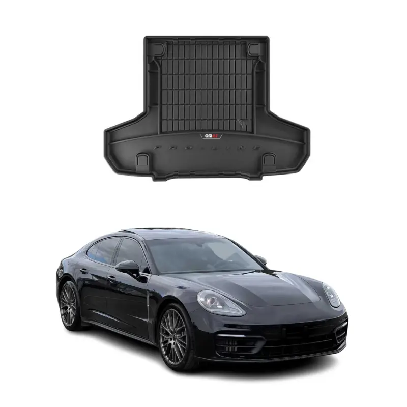 OMAC Gummi Kofferraumwanne für Porsche Panamera 2016-2024 TPE Schwarz Super-Preis