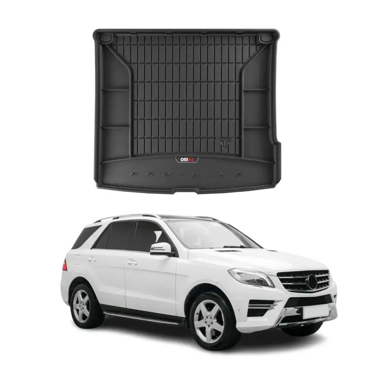 Heißes Angebot OMAC Gummi Kofferraumwanne für Mercedes ML W166 2011-2015 TPE Laderaumwanne