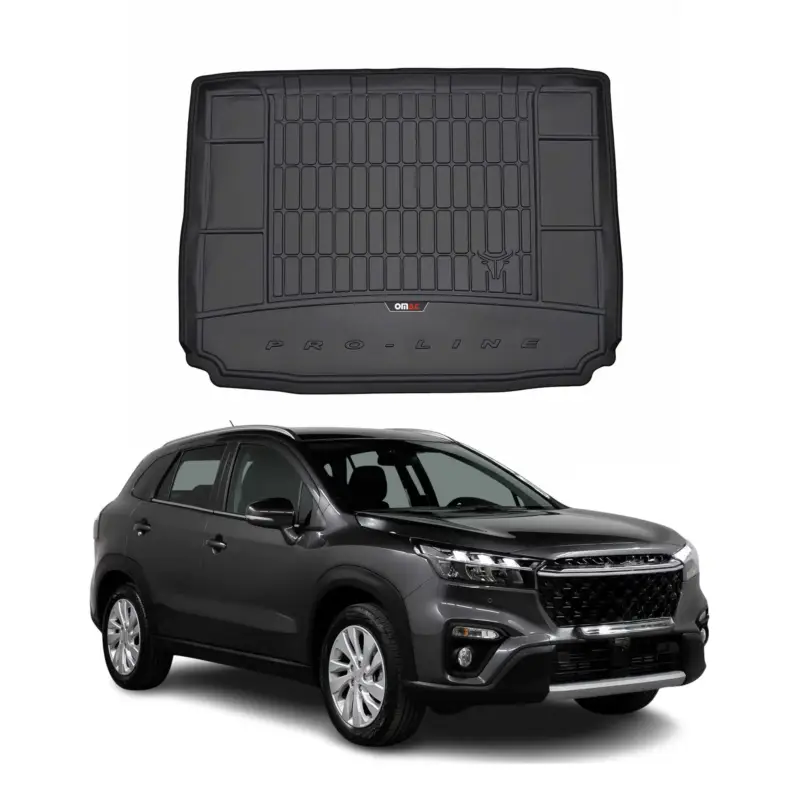 OMAC Gummi Kofferraumwanne für Suzuki SX4 S-Cross 2018-2021 TPE Laderaumwanne Top-Angebot
