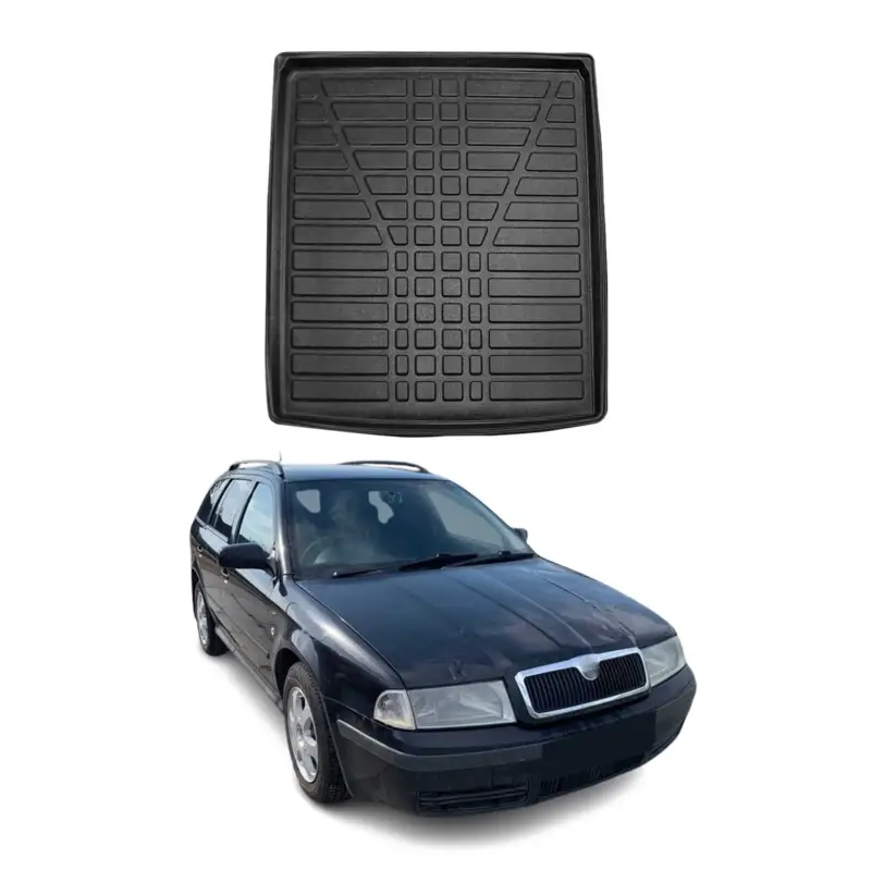 Neue Kollektion Kofferraumwanne Laderaumwanne für Skoda Octavia 2000-2004 Gummi TPE Schwarz