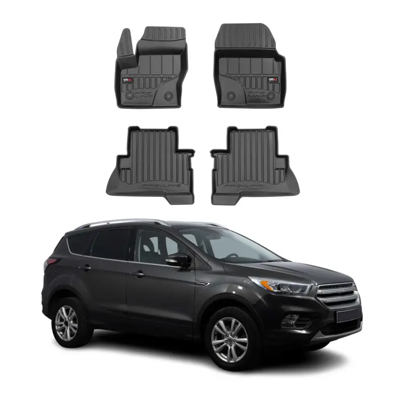 Neu Im Sortiment OMAC Gummi Fußmatten für Ford Kuga II 2012-2019 Premium TPE 3D Automatten 4tlg