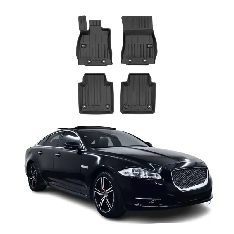 Must-Have OMAC Gummi Fußmatten für Jaguar XJ Long 2009-2019 Premium TPE Automatten 4tlg