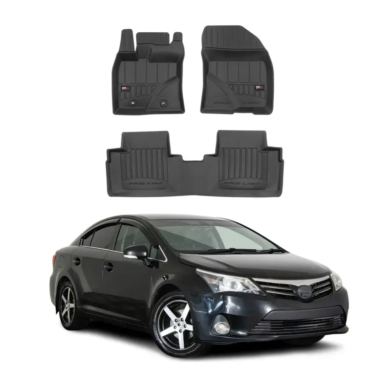 Neu Im Sortiment OMAC Gummi Fußmatten für Toyota Avensis 2009-2018 Premium TPE Automatten 3tlg