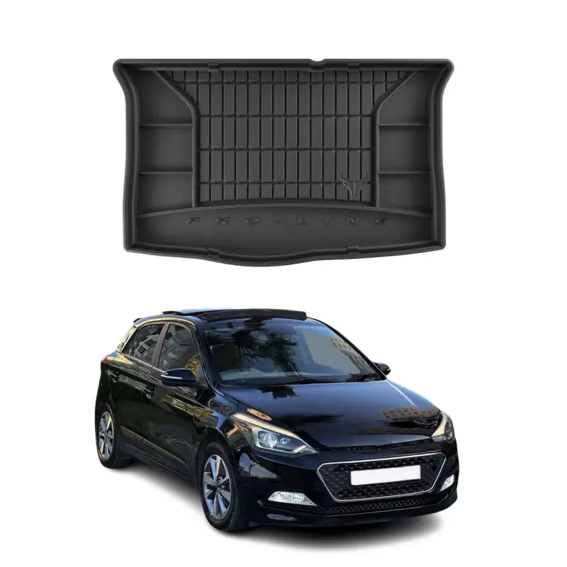 Bestpreis OMAC Gummi Kofferraumwanne für Hyundai i20 Comfort 2014-2020 TPE Laderaumwanne