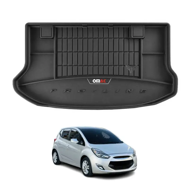 Bestseller OMAC Gummi Kofferraumwanne für Hyundai ix20 2010-2019 TPE Laderaumwanne Schwarz