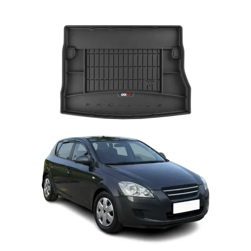 OMAC Gummi Kofferraumwanne für Kia Ceed 2006-2012 TPE Laderaumwanne Schwarz Finale Aktion
