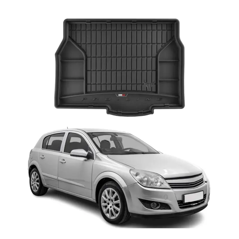 Wochenendangebot OMAC Gummi Kofferraumwanne für Opel Astra H Schrägheck 2004-2014 TPE Schwarz