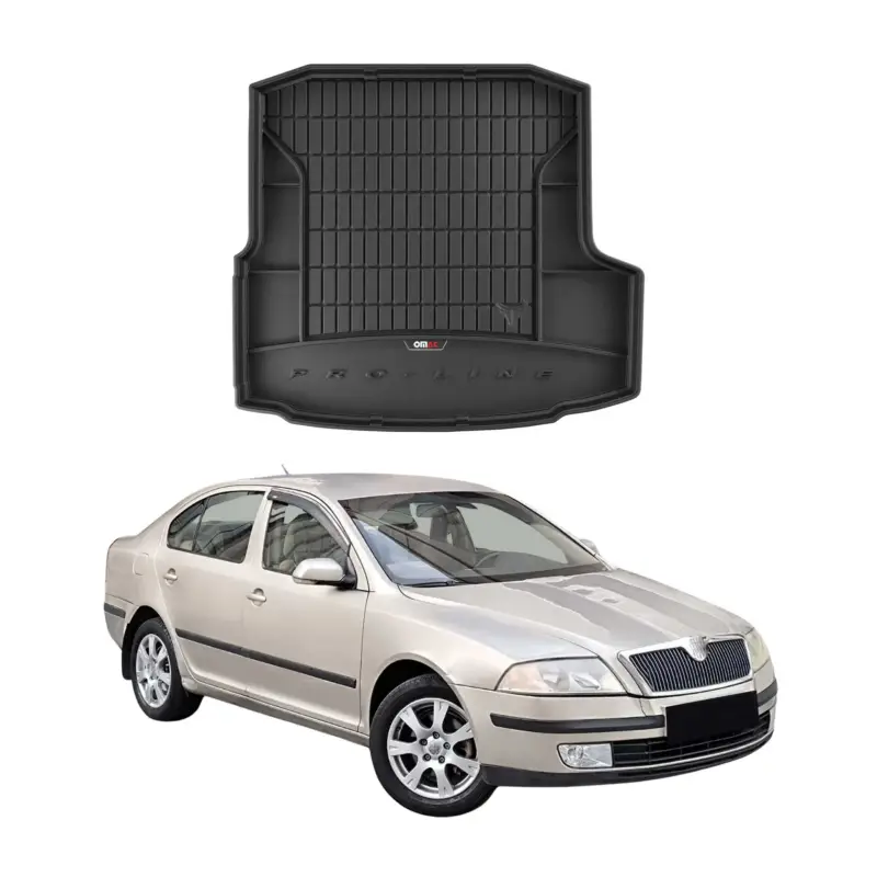 OMAC Gummi Kofferraumwanne für Skoda Octavia 2004-2013 TPE Laderaumwanne Schwarz Knallerangebot