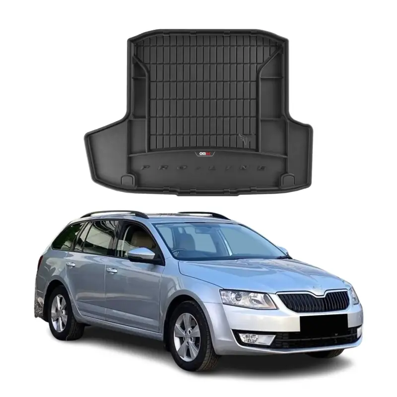 Sofort Bestellen OMAC Gummi Kofferraumwanne für Skoda Octavia Kombi 2012-2019 Laderaumwanne TPE