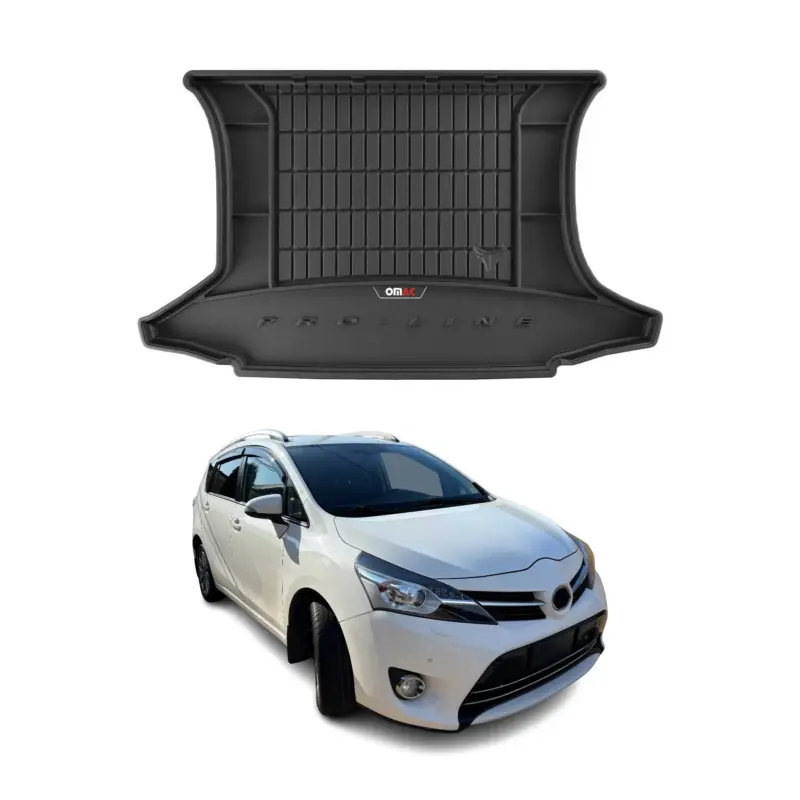 Neuheit OMAC Gummi Kofferraumwanne für Toyota Verso 2009-2018 TPE Laderaumwanne Schwarz