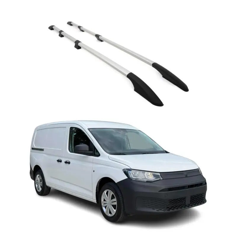Preisknaller Dachreling Dachgepäckträger für VW Caddy 2020-2026 Langer L2 Alu Grau