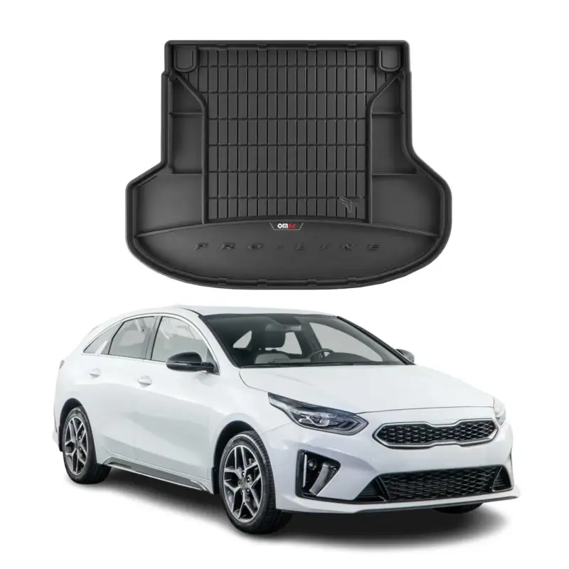 OMAC Gummi Kofferraumwanne für Kia Pro Ceed Shooting Brake 2019-2026 TPE Schwarz Ausverkauf