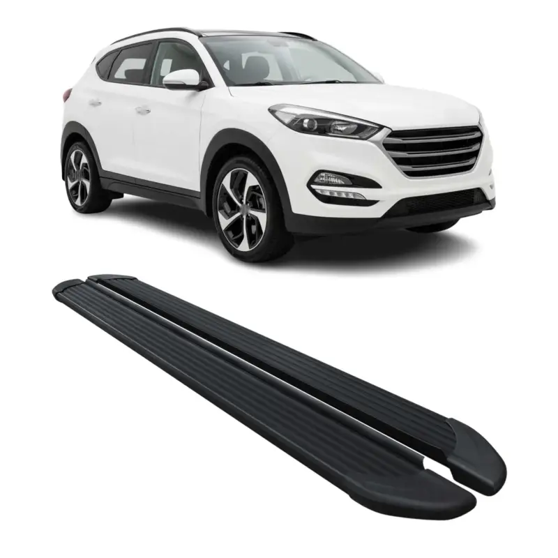 Bestseller Seitenschweller Trittbretter Schweller für Hyundai Tucson 2015-2020 Alu Schwarz