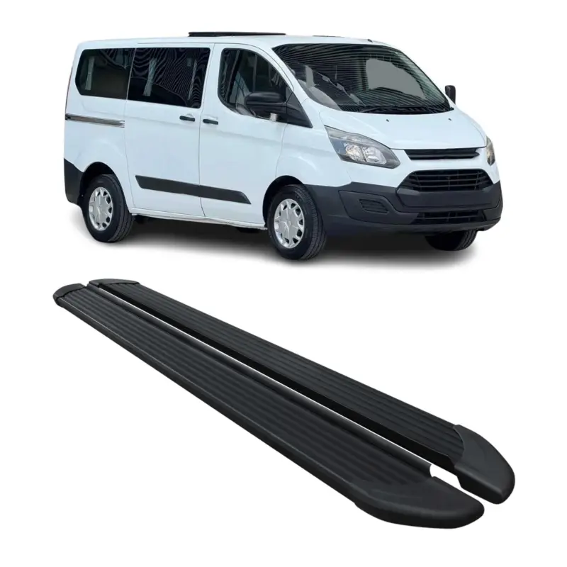 Finale Aktion Schweller Trittbretter Schweller für Ford Transit Custom I 2012-2023 L1 Alu