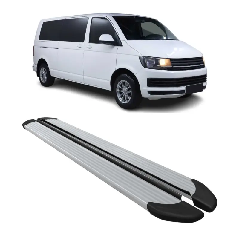 Schweller Trittbretter Schweller für VW T6 T6.1 alle 2015-2022 L2 Langer Alu Neu