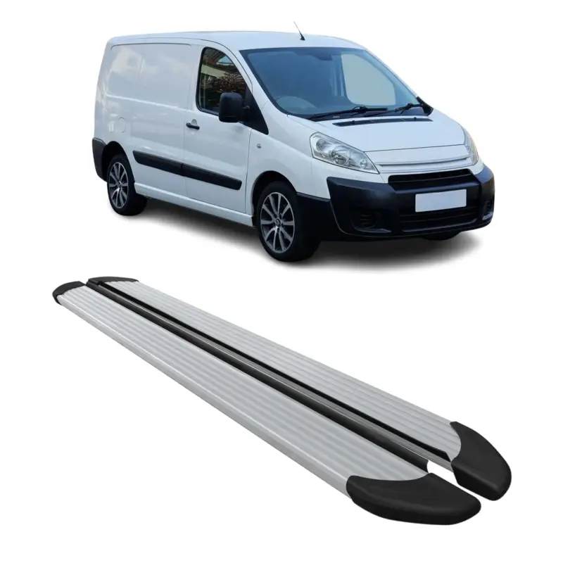 Aktuell Seitenschweller Trittbretter Schweller für Citroen Jumpy 2006-2016 L1 Kurzer Alu