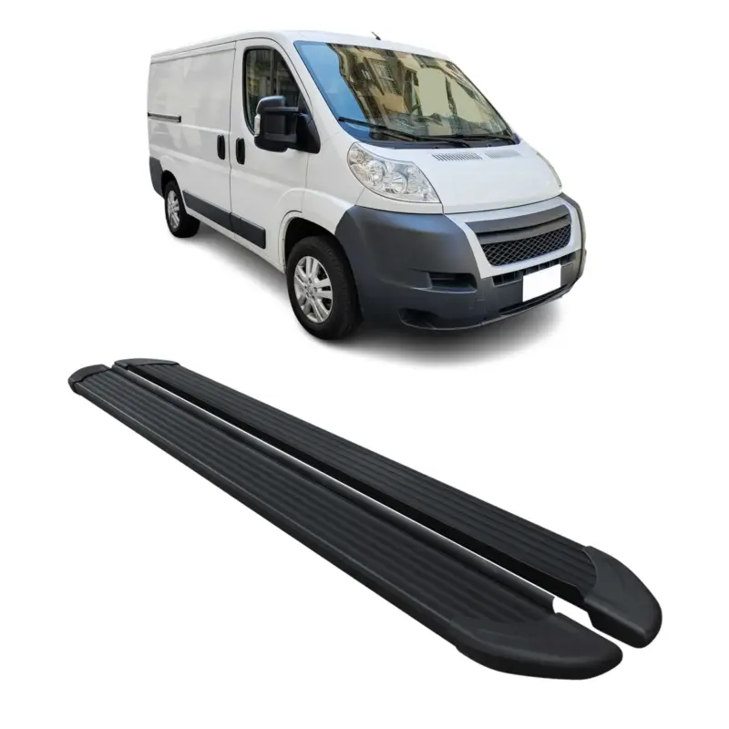 Angebot Seitenschweller Trittbretter Schweller für Fiat Ducato 2006-2026 L1 Alu Schwarz