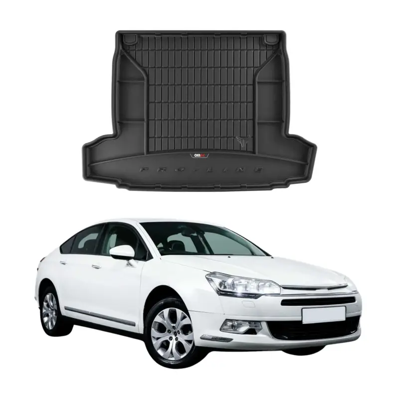 Must-Have OMAC Gummi Kofferraumwanne für Citroen C5 2008-2017 TPE Laderaumwanne Schwarz